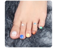 Toe Ring Heart Shaped TR-564